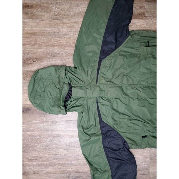 Guide Series Waterproof Men's 2XL Green Jacket Raincoat Vented Hood Zip Pockets - Picture 2 of 11
